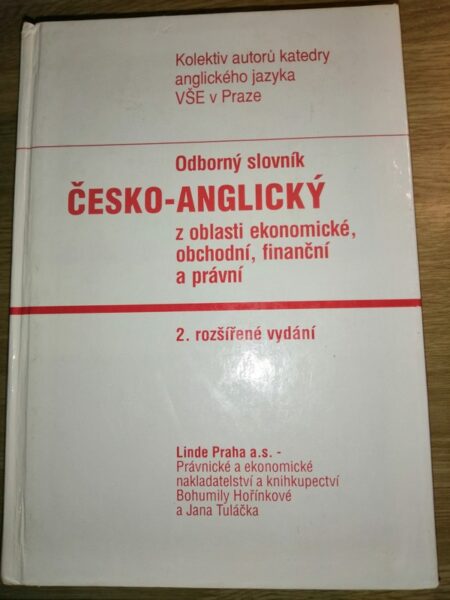 Anglicko-český a česko-anglický odborný slovník z oblasti ekonomické, obchodní, finanční a právní