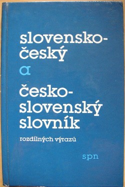 Slovensko-český a česko-slovenský slovník rozdílných výrazů
