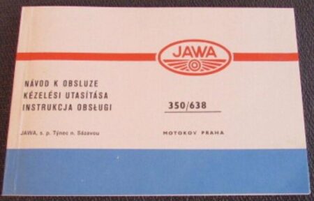 JAWA 350/638 - návod k obsluze