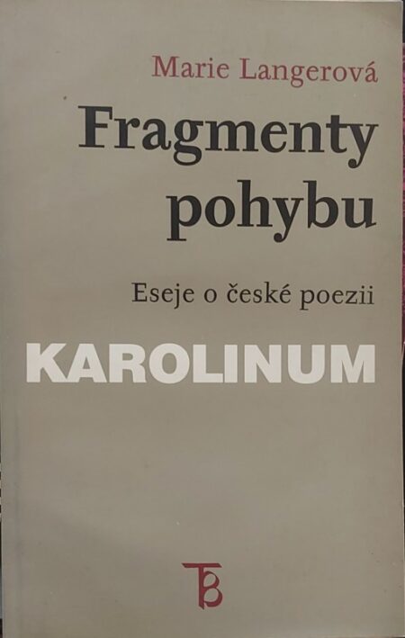Fragmenty pohybu : eseje o české poezii