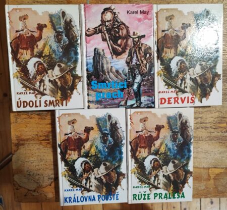Derviš, Královna pouště, Růže pralesa, Údolí smrti, Smrtící prach. komplet 5 knih