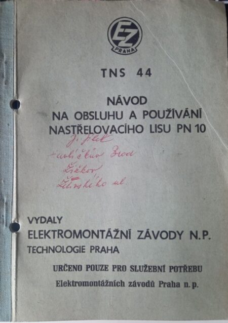Návod na obsluhu a používání nastrelovacího lisu PN 10